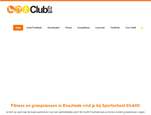 Tablet Screenshot of clubfitenschede.nl